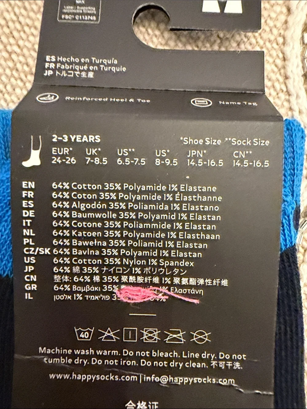 Star Wars Blue and Navy Baby Yoda & Mandalorian Kids Socks